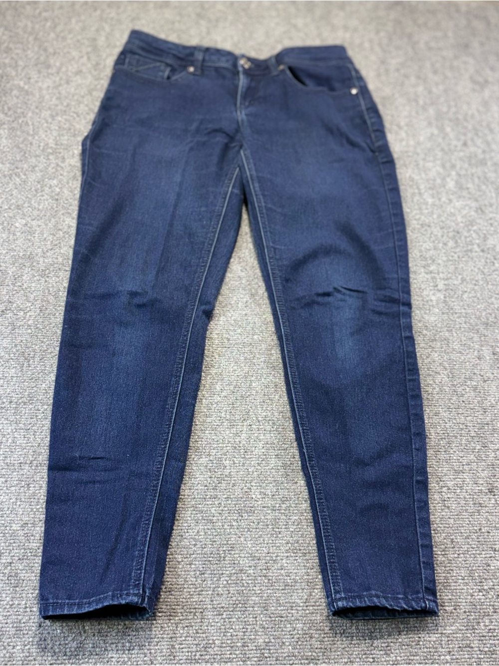 Seven7 Womens Skinny Legging Jeans Size 8 Dark Wash Stretch Denim Blue Pants